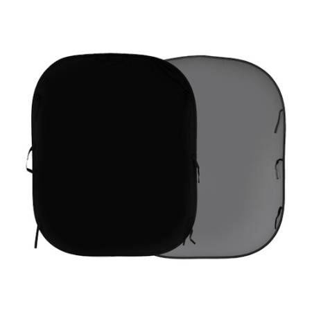 Manfrotto Lastolite LL LB56GB - dwustronne tło składane, 150 x 180 cm, Black/GreyManfrotto Lastolite LL LB56GB - dwustro